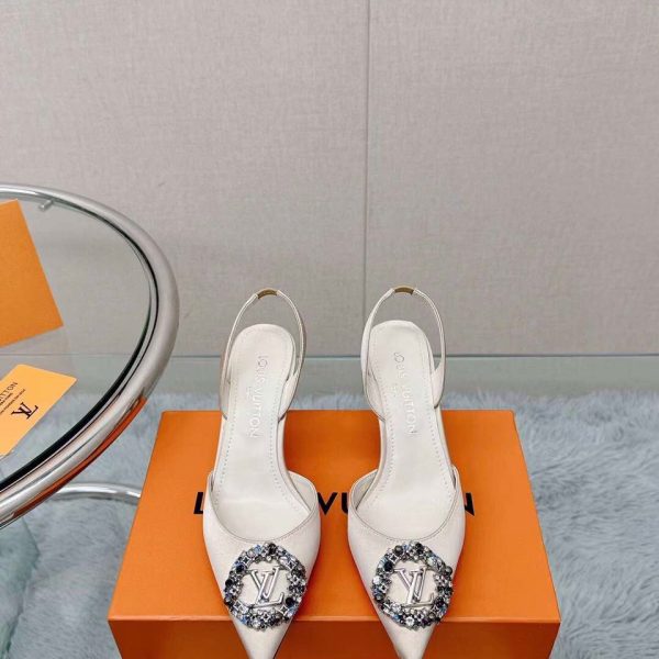 Louis Vuitton Slingback Women's Shoes 7.5cm