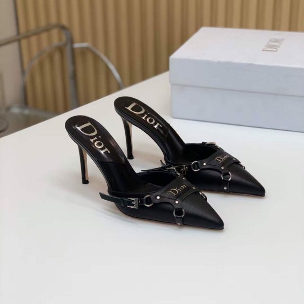 Dior Open Back Women's Shoes 8.5cm