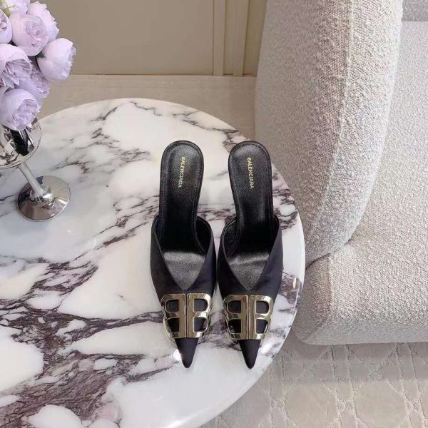 Balenciaga Women's Open Back Shoes 8.5cm