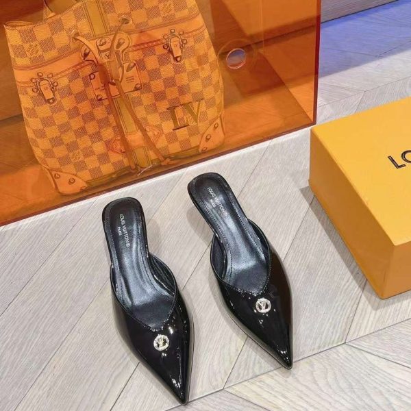 Louis Vuitton Open Back Women's Shoes 5m/7cm