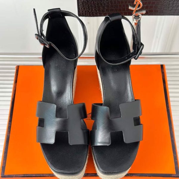 Hermès Wedge Elda Platforms Women's Sandal