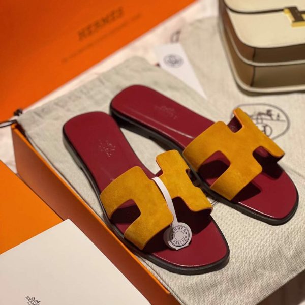 Hermès Epsom Leather Women's Oran Sandal