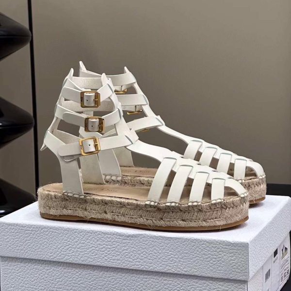 Dior Monolith Crochet Cage Women's Sandal