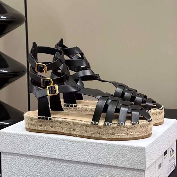 Dior Monolith Crochet Cage Women's Sandal