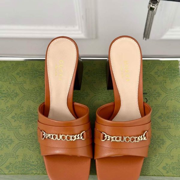 Gucci Leather Women's Sandal 7.5cm