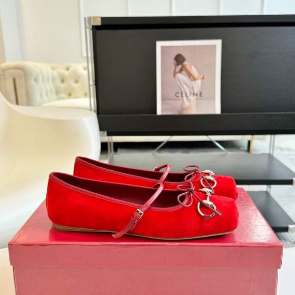 Gucci Horsebit Ballets Women's Shoes