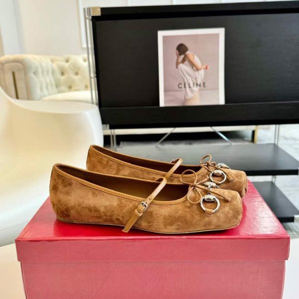 Gucci Horsebit Ballets Women's Shoes