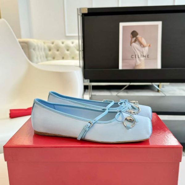 Gucci Horsebit Ballets Women's Shoes