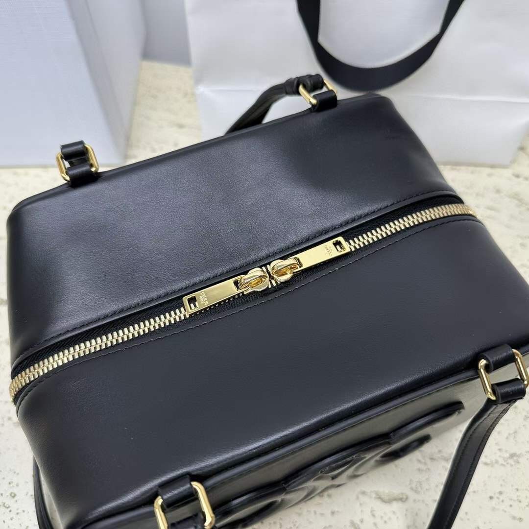 Celine Folded Cube Leather Bags 111383DU3.01HT - Image 3