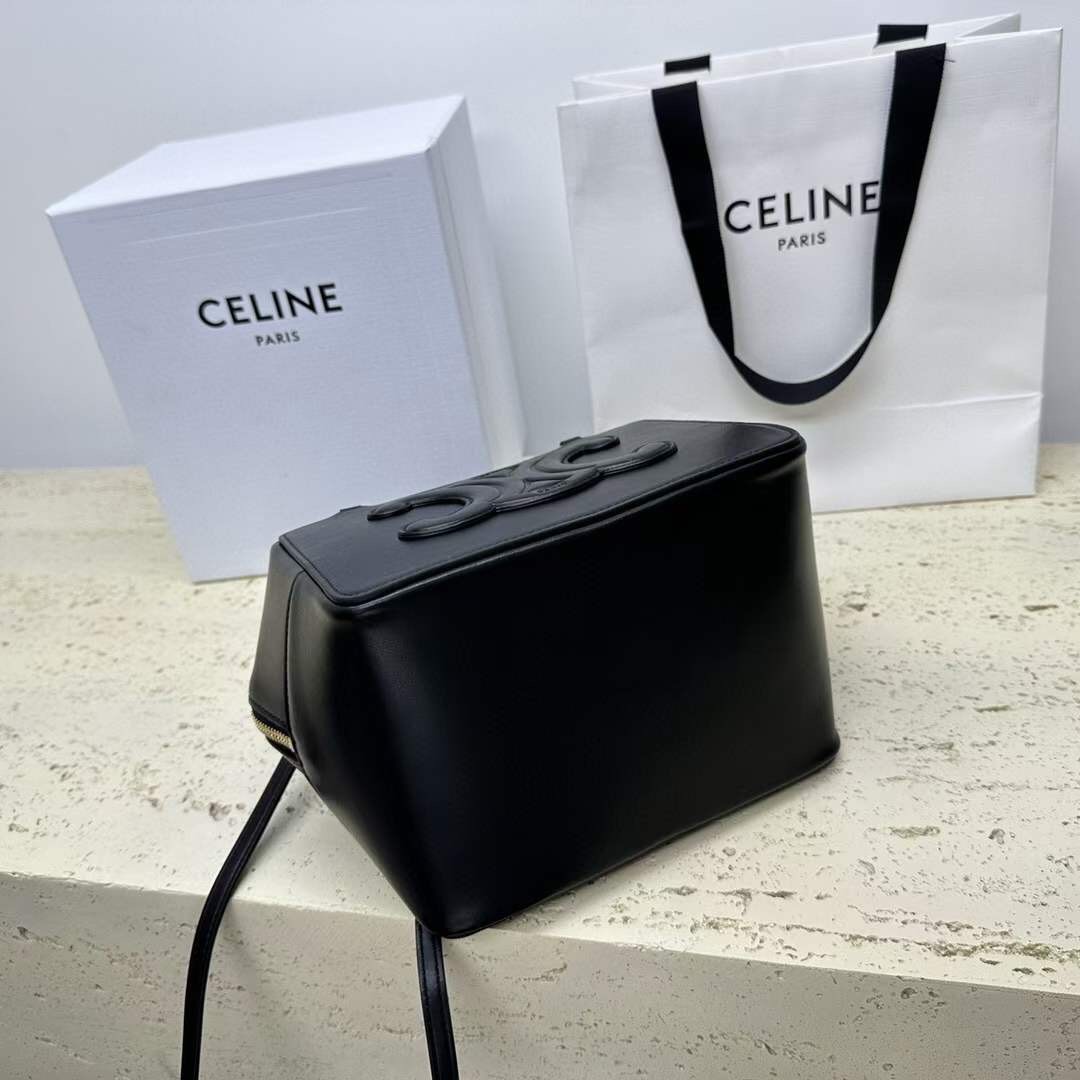 Celine Folded Cube Leather Bags 111383DU3.01HT - Image 7