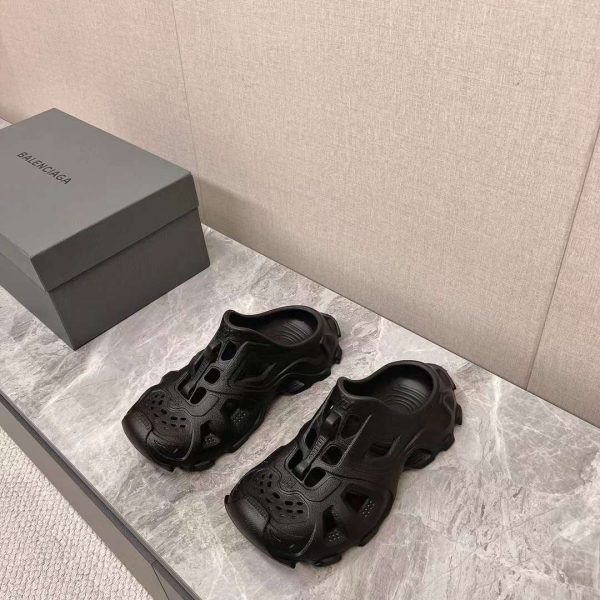 Baleciaga Lace Up Open Back Unisex Shoes