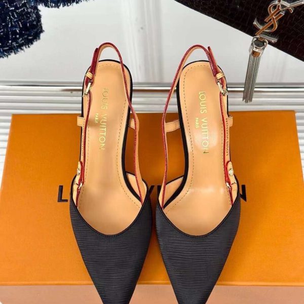 Louis Vuitton Blossom Slingback Shoes 7.5cm/9.5cm