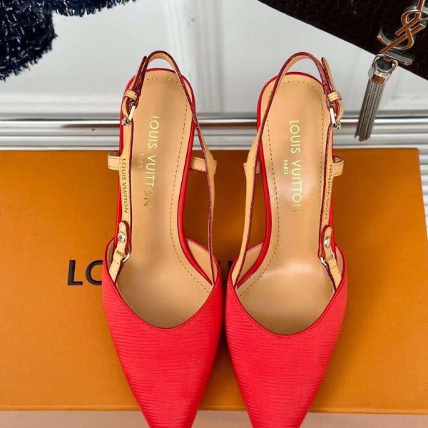 Louis Vuitton Blossom Slingback Shoes 7.5cm/9.5cm