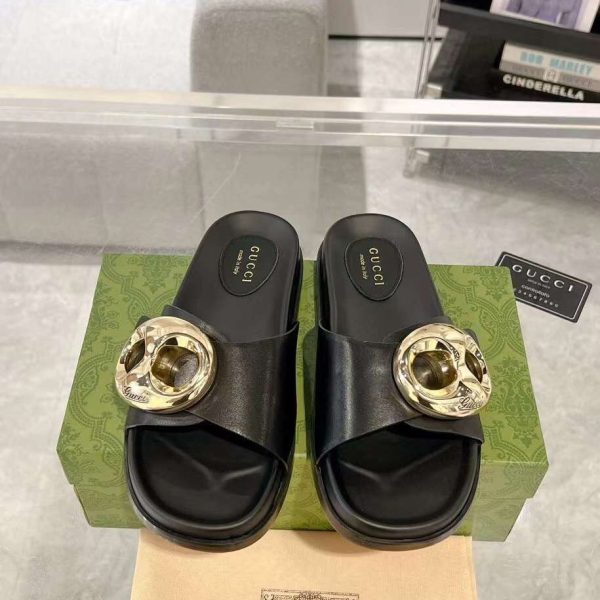 Gucci Marina Chain Slide Sandals