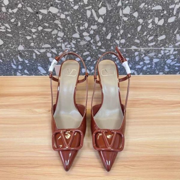 Valentino Garavani Vlogo Slingback Shoes 8cm