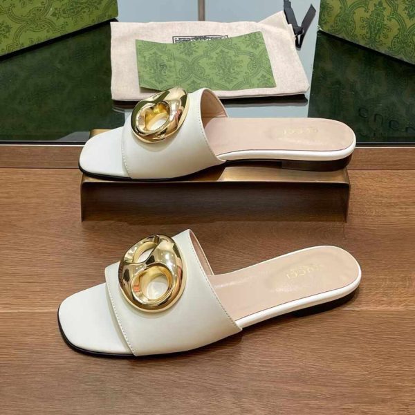 Gucci Leather Women's Slides