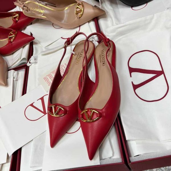 Valentino Heel Slingback Shoes 2cm