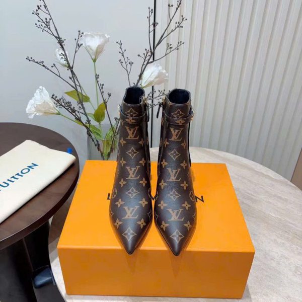 Louis Vuitton LV Logo Ankle Boots 4cm/7cm