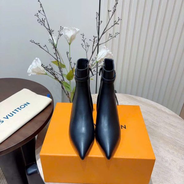 Louis Vuitton LV Logo Ankle Boots 4cm/7cm