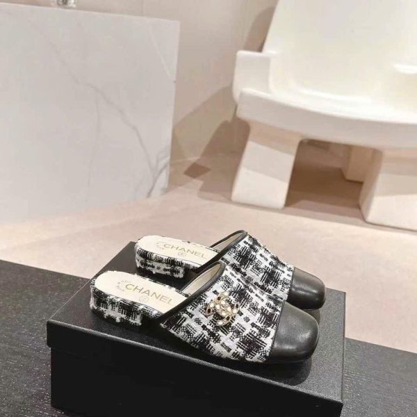 Chanel Open Back Shoes 3cm
