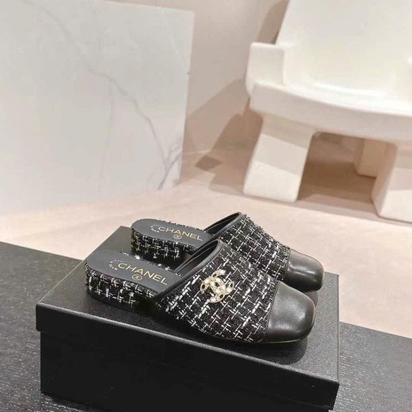 Chanel Open Back Shoes 3cm