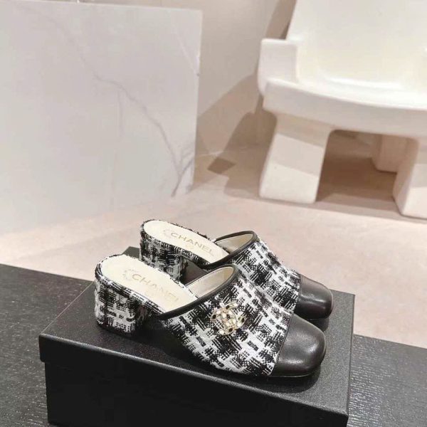 Chanel Open Back Shoes 6cm