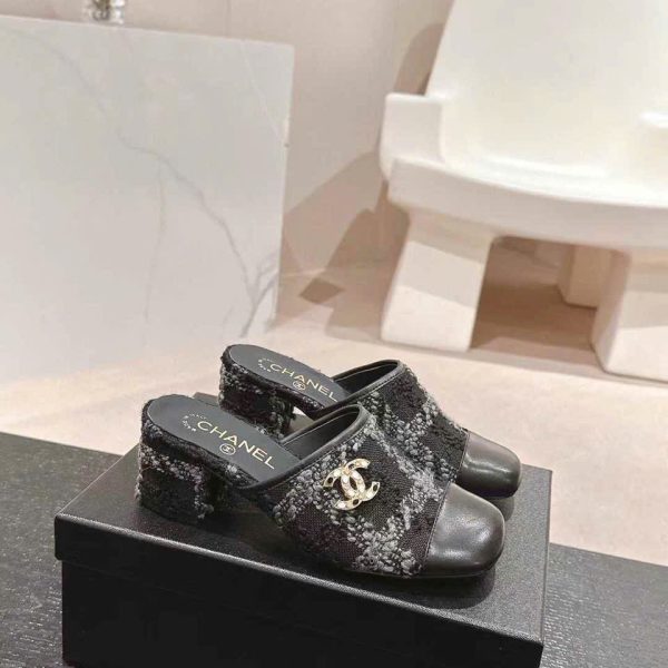 Chanel Open Back Shoes 6cm