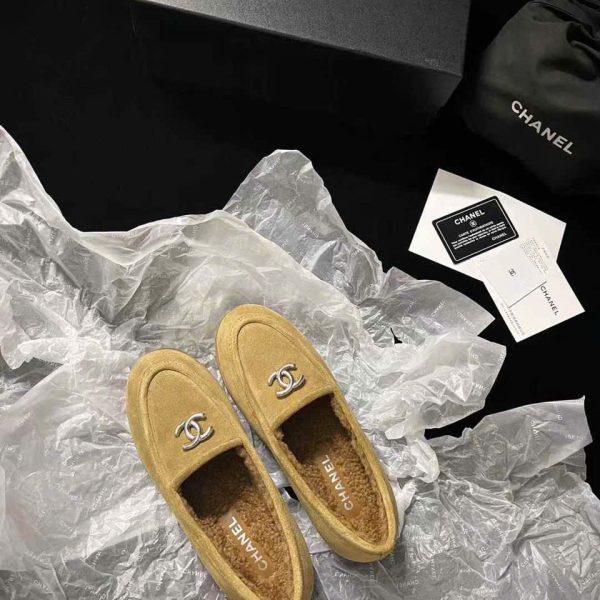 Chanel Suede Loafer Women's Shoes