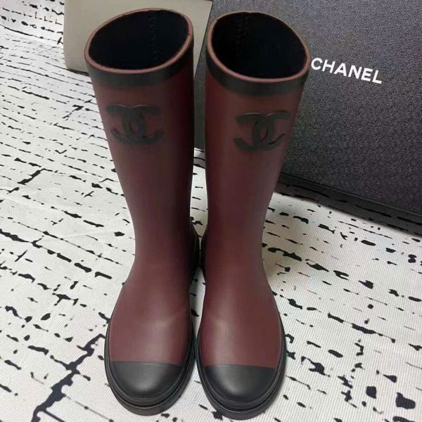 Chanel Rainny Rubber Boots