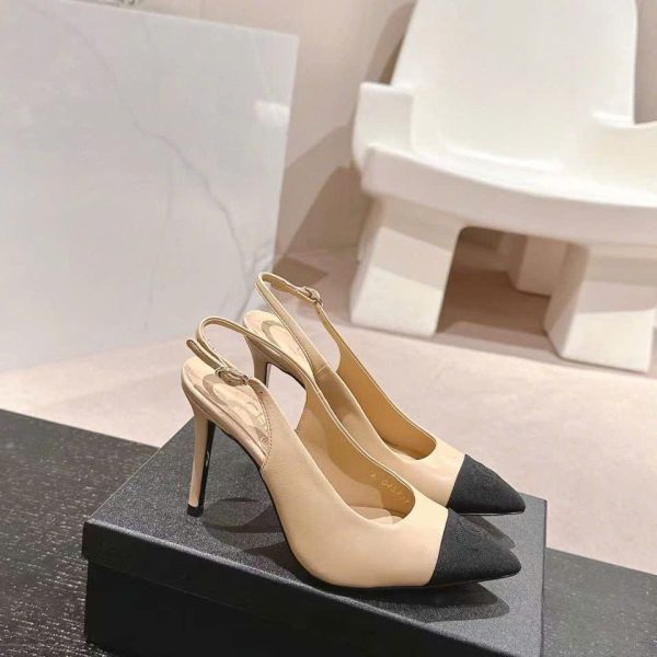 Chanel Slingback Shoes 8cm