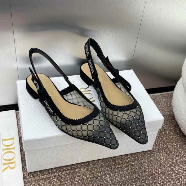 Dior J'adior Bling Slingback Shoes