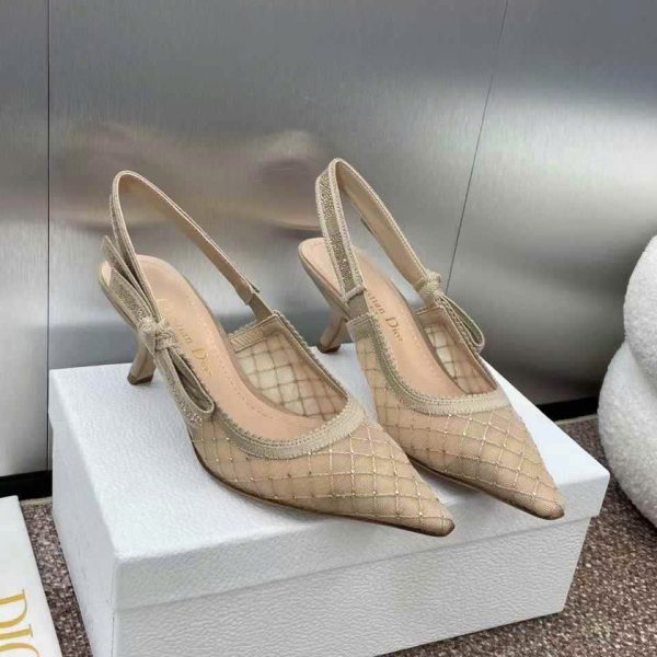 Dior J'adior Bling Slingback Shoes