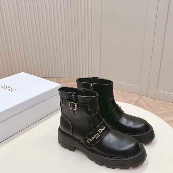 Dior Leather Ankle Boots