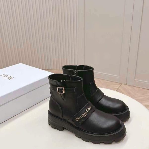 Dior Leather Ankle Boots