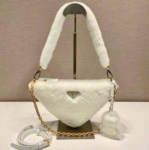 Prada Shearling Crossbody Bags