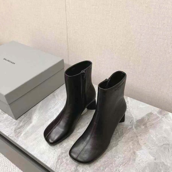 Balenciaga Leather Ankle Boots