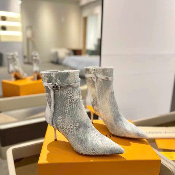 Louis Vuitton LV Logo Ankle Boots
