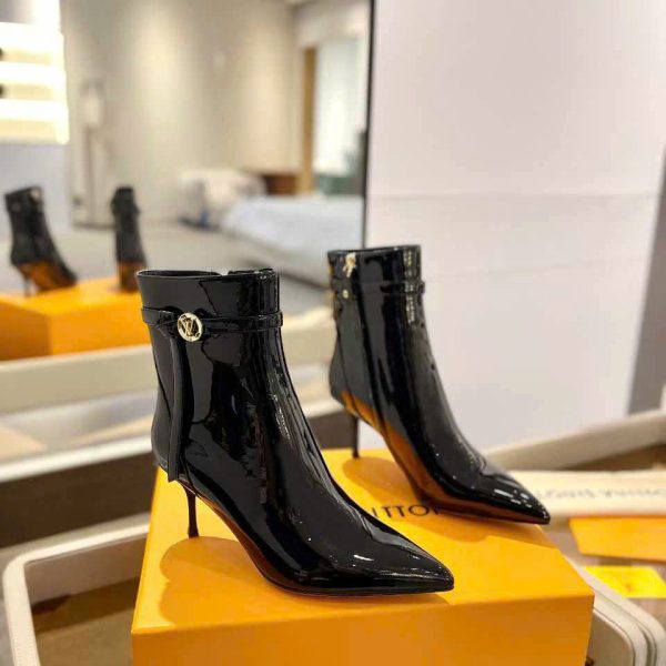 Louis Vuitton LV Logo Ankle Boots