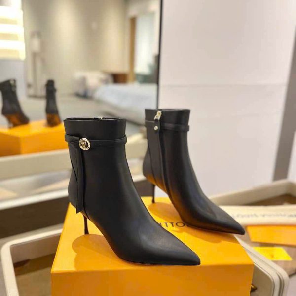 Louis Vuitton LV Logo Ankle Boots