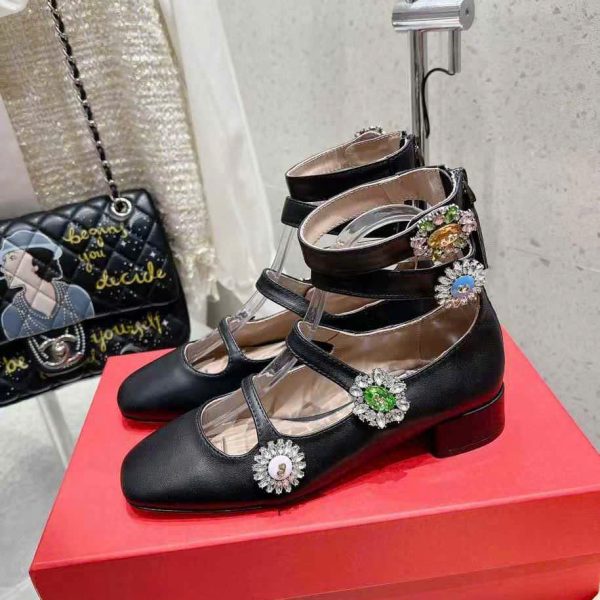 Valentino Garavani Leather Flat Shoes