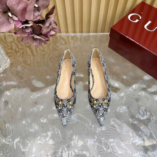 Gucci Horsebit Women's Pumps Shoes 2cm
