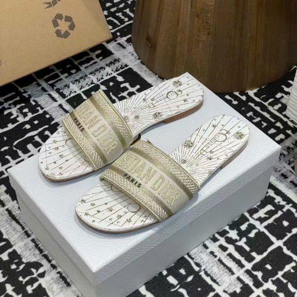 Christian Dior D-Way Papillon Slides