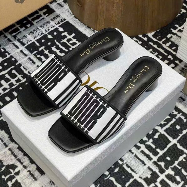 Christian Dior D-Way Papillon Slides 3.5cm
