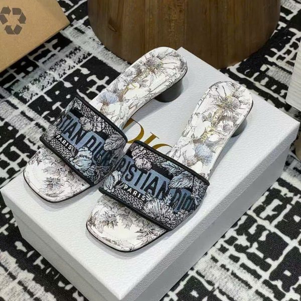 Christian Dior D-Way Papillon Slides 3.5cm