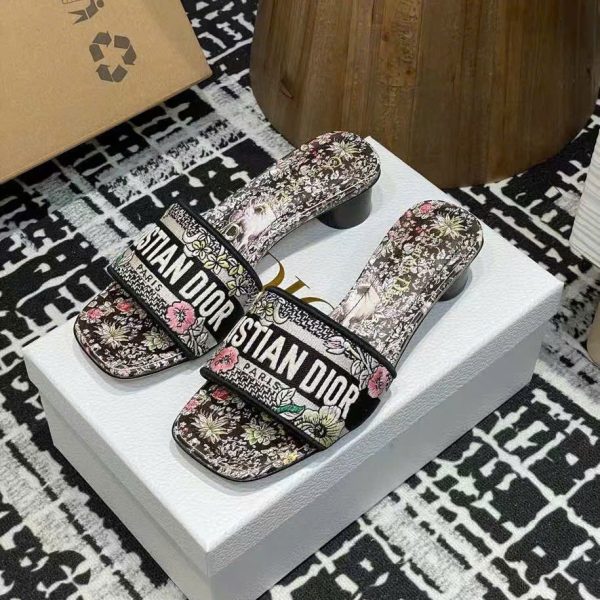 Christian Dior D-Way Papillon Slides 3.5cm