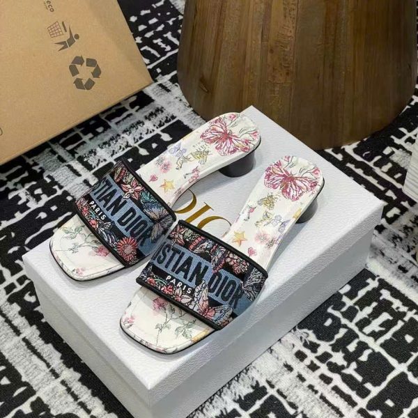 Christian Dior D-Way Papillon Slides 3.5cm
