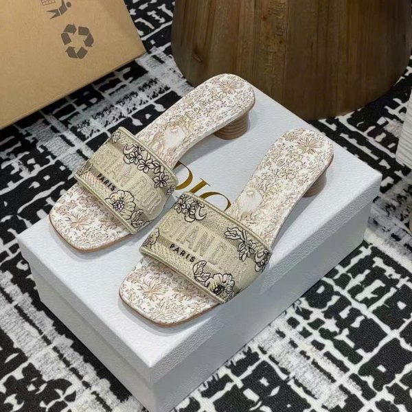 Christian Dior D-Way Papillon Slides 3.5cm