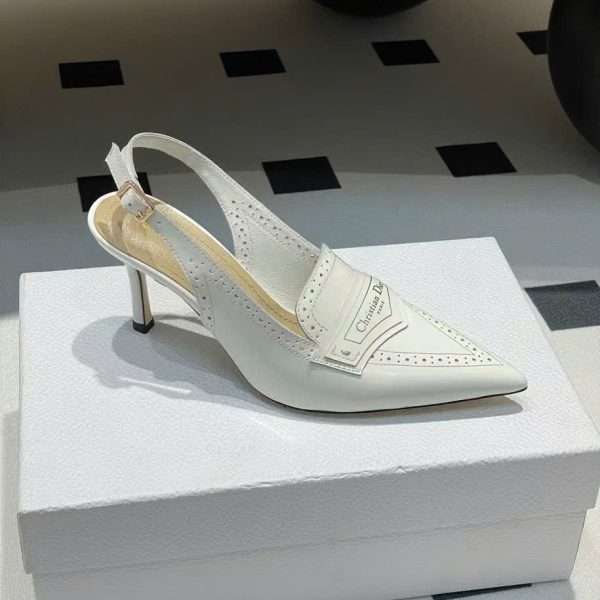 Christian Dior Boy Leather Slingback Shoes
