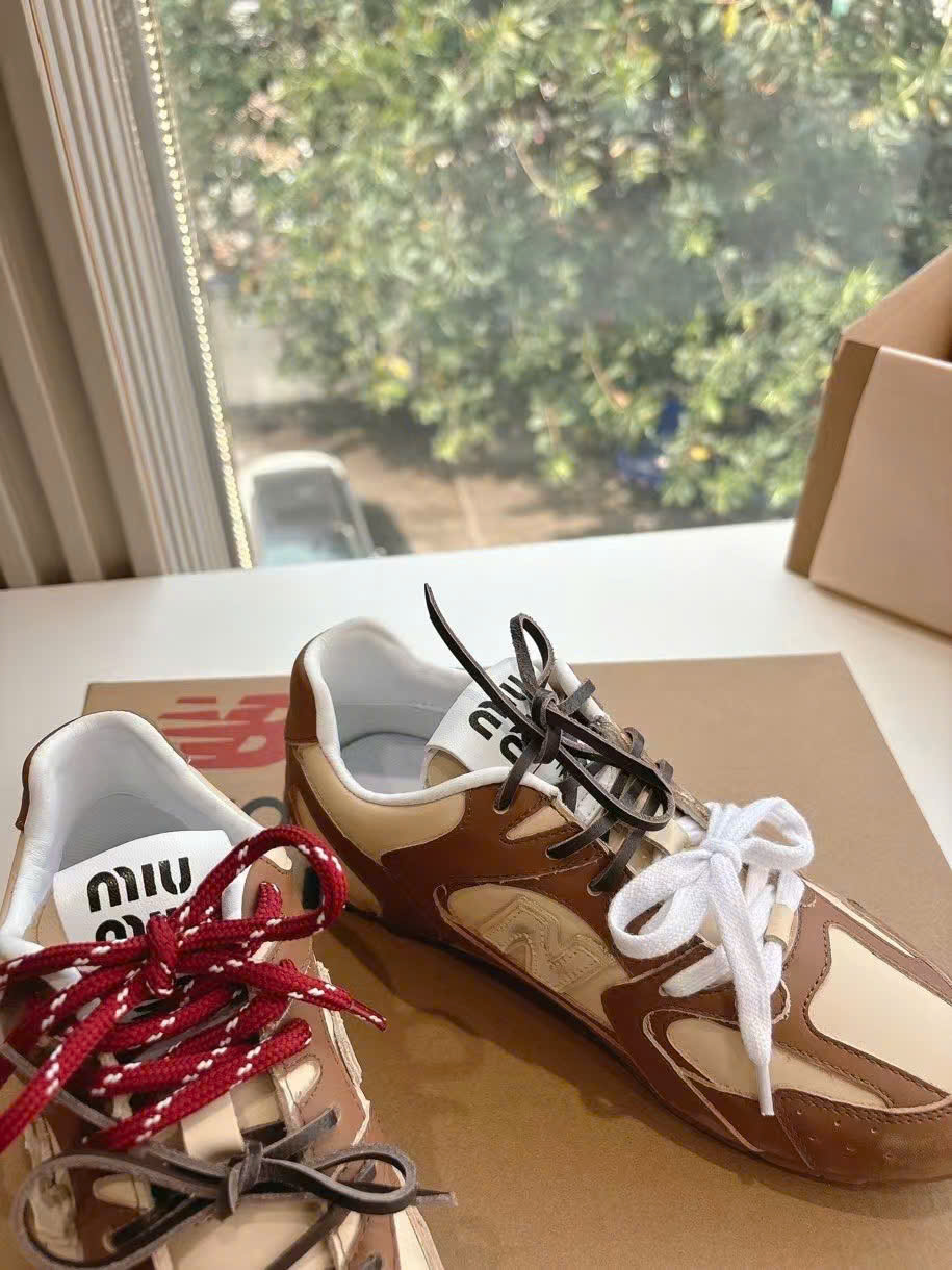 Miu Miu Close Up Sneakers Women's Shoes - Image 5