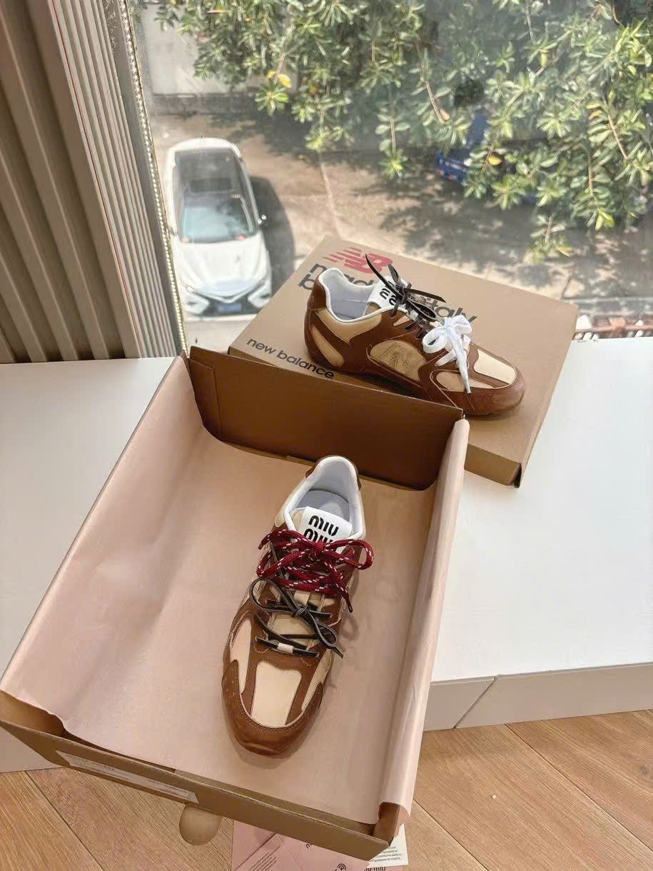 Miu Miu Close Up Sneakers Women's Shoes - Image 6